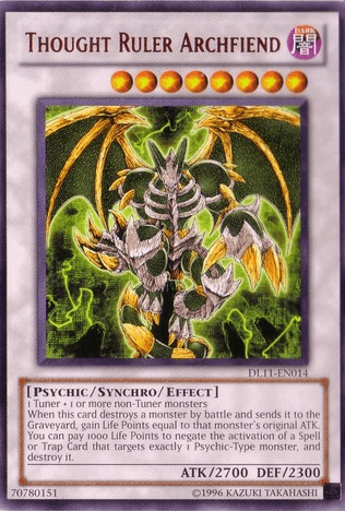 Thought Ruler Archfiend (Red) [DL11-EN014] Rare - Doe's Cards