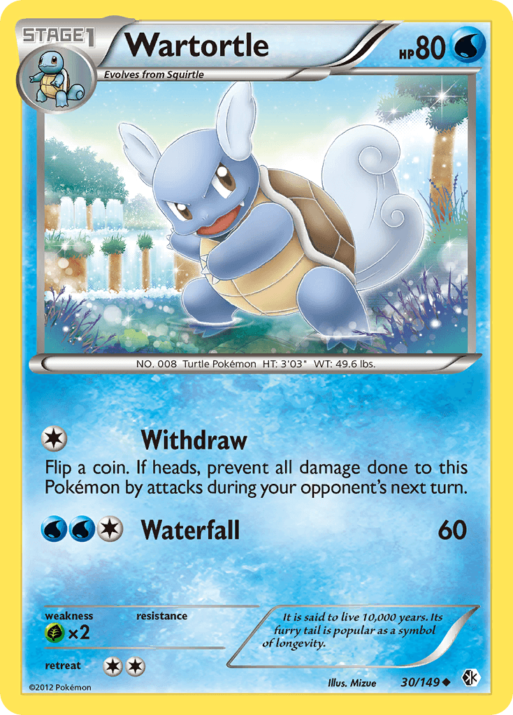 Wartortle (30/149) [Black & White: Boundaries Crossed] - Doe's Cards