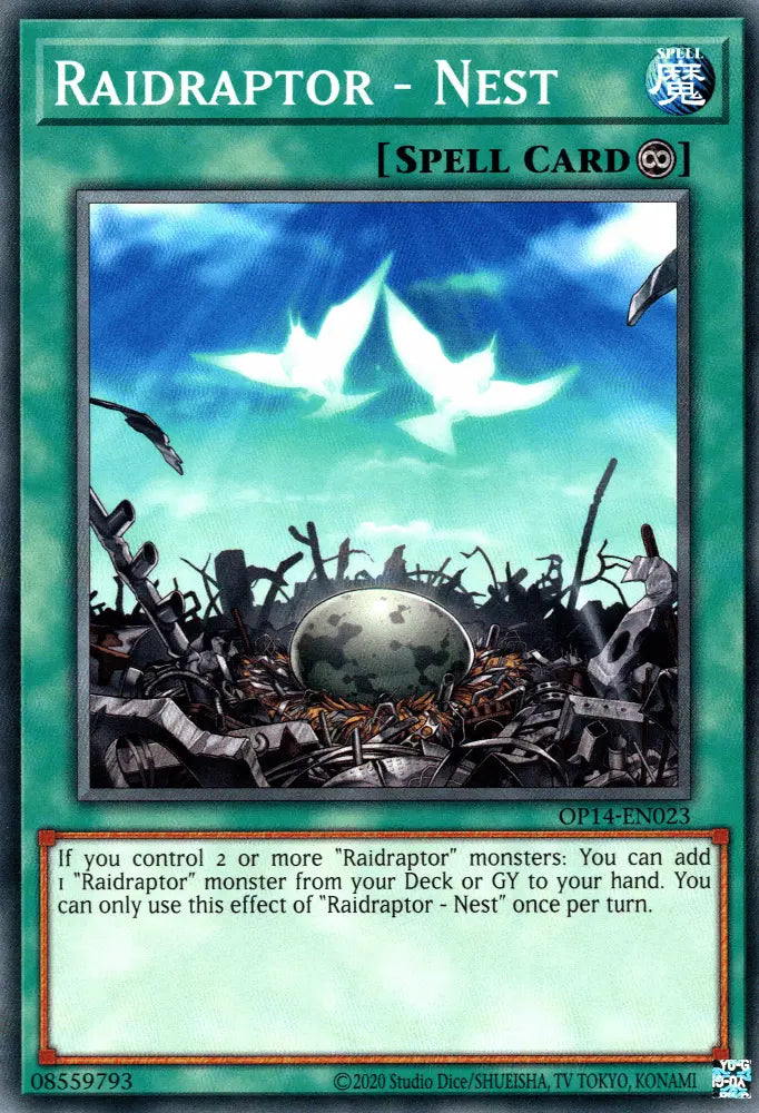 Raidraptor - Nest [OP14-EN023] Common - Doe's Cards