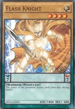 Flash Knight [DEM3-EN003] Common - Doe's Cards