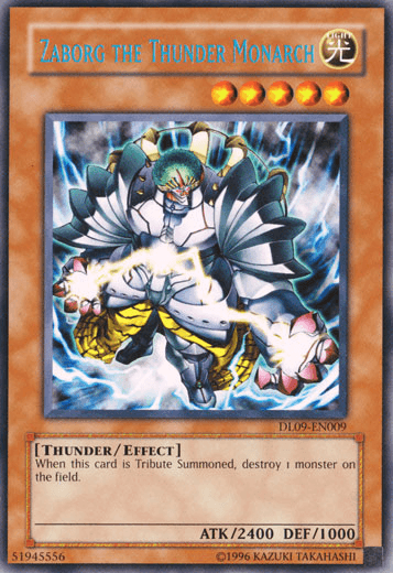 Zaborg the Thunder Monarch (Blue) [DL09-EN009] Rare - Doe's Cards