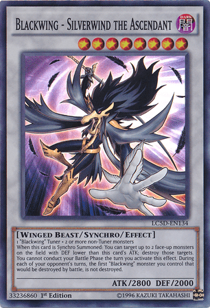 Blackwing - Silverwind the Ascendant [LC5D-EN134] Super Rare - Doe's Cards