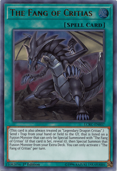 The Fang of Critias [LCKC-EN037] Ultra Rare - Doe's Cards