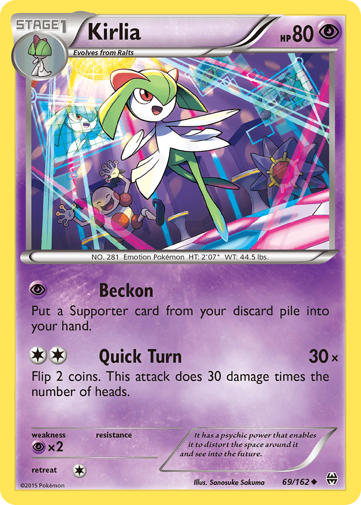 Kirlia (69/162) [XY: BREAKthrough] - Doe's Cards