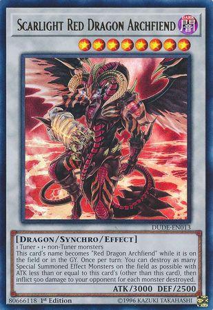 Scarlight Red Dragon Archfiend [DUDE-EN013] Ultra Rare - Doe's Cards