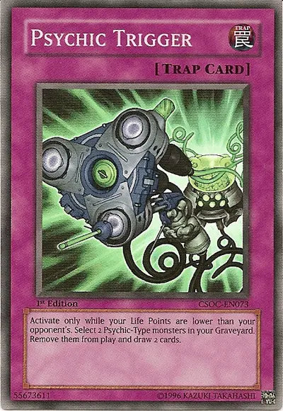 Psychic Trigger [CSOC-EN073] Super Rare - Doe's Cards