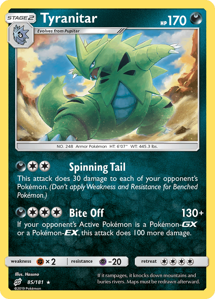 Tyranitar (85/181) [Sun & Moon: Team Up] - Doe's Cards