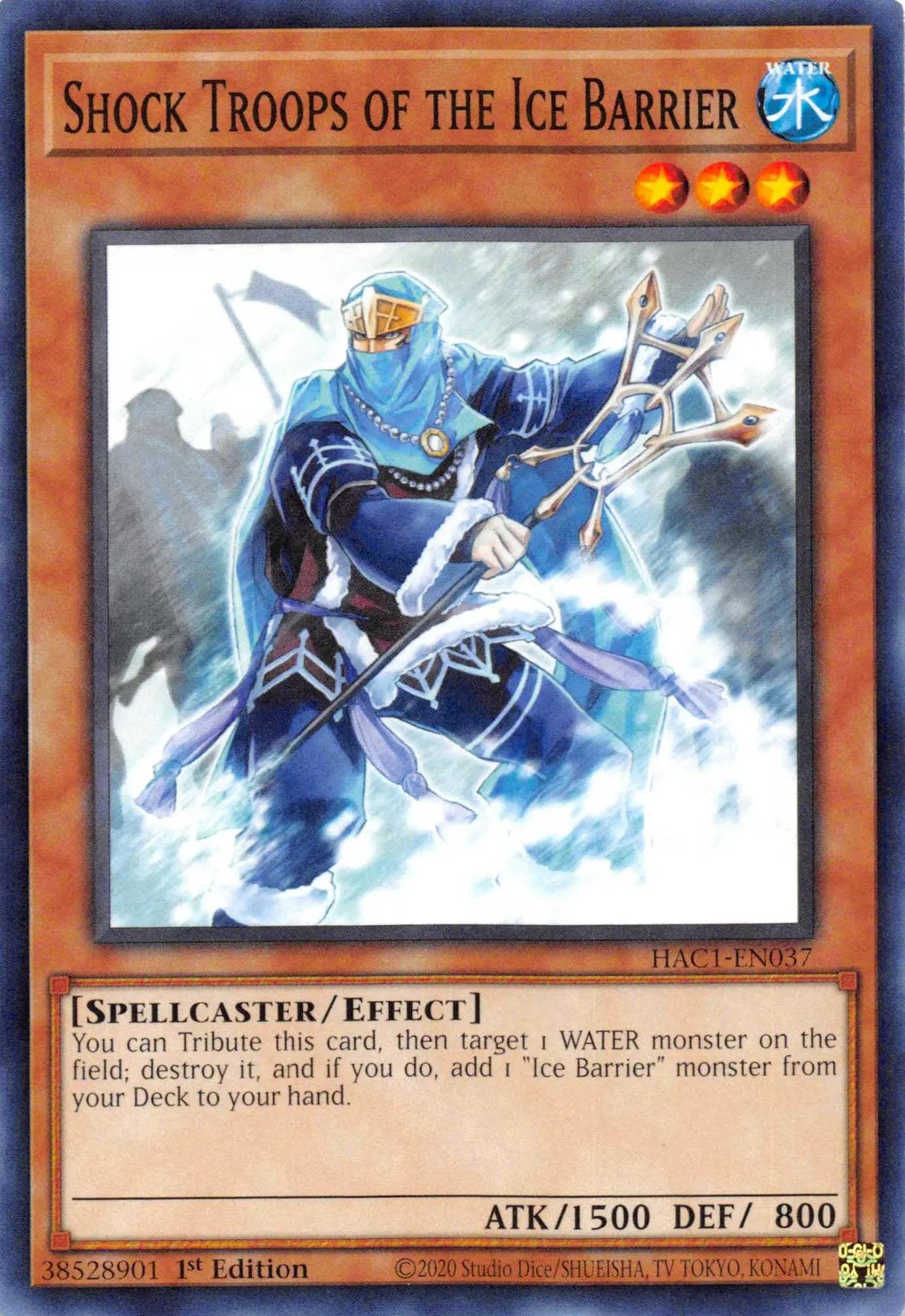 Shock Troops of the Ice Barrier [HAC1-EN037] Common - Doe's Cards