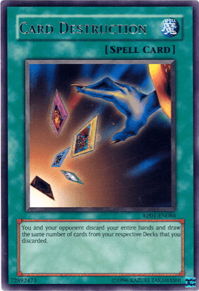 Card Destruction [RP01-EN084] Rare - Doe's Cards