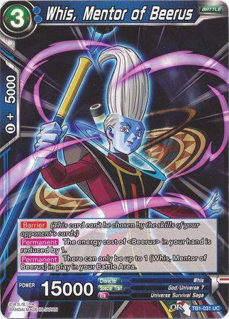 Whis, Mentor of Beerus (TB1-031) [The Tournament of Power] - Doe's Cards