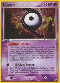 Unown (Z) (Z/28) [EX: Unseen Forces] - Doe's Cards