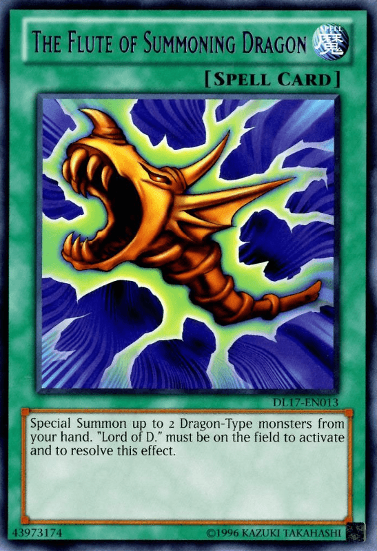 The Flute of Summoning Dragon (Purple) [DL17-EN013] Rare - Doe's Cards