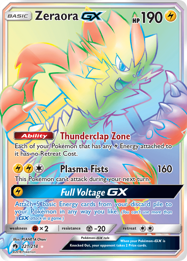 Zeraora GX (221/214) [Sun & Moon: Lost Thunder] - Doe's Cards