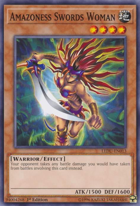 Amazoness Swords Woman [LEDU-EN013] Common - Doe's Cards