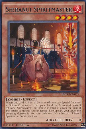 Shiranui Spiritmaster [BOSH-EN033] Rare - Doe's Cards