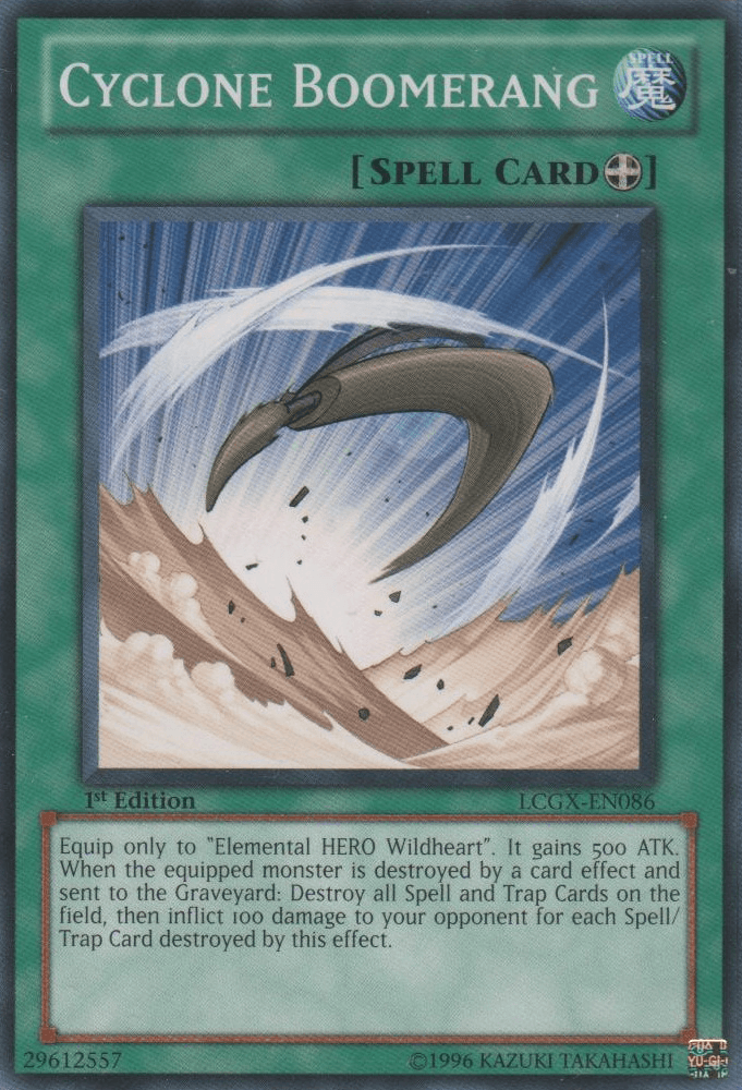 Cyclone Boomerang [LCGX-EN086] Common - Doe's Cards