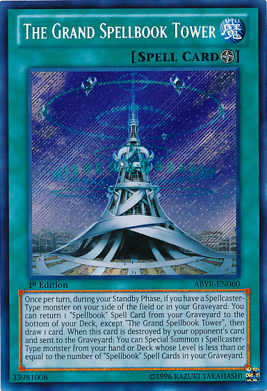 The Grand Spellbook Tower [ABYR-EN060] Secret Rare - Doe's Cards