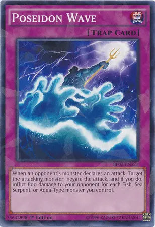Poseidon Wave [BP03-EN223] Shatterfoil Rare - Doe's Cards