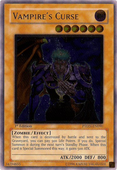 Vampire's Curse [PTDN-EN090] Ultimate Rare - Doe's Cards