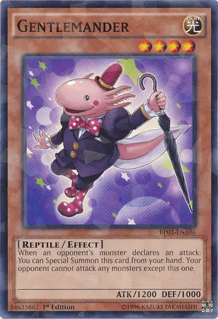 Gentlemander [BP03-EN106] Shatterfoil Rare - Doe's Cards