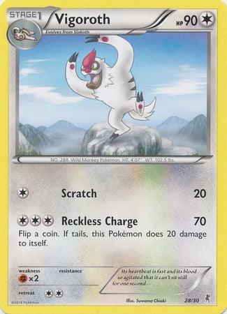 Vigoroth (28/30) [XY: Trainer Kit - Bisharp & Wigglytuff] - Doe's Cards