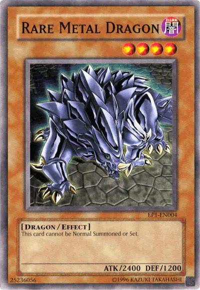 Rare Metal Dragon [EP1-EN004] Common - Doe's Cards
