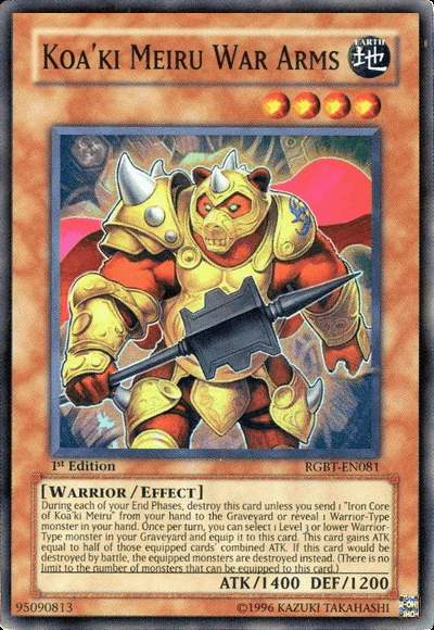 Koa'ki Meiru War Arms [RGBT-EN081] Super Rare - Doe's Cards