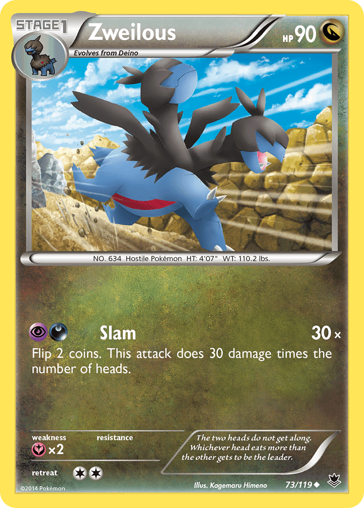 Zweilous (73/119) [XY: Phantom Forces] - Doe's Cards