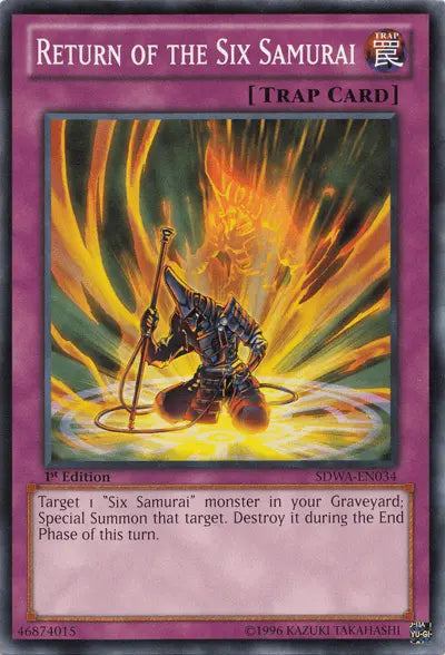 Return of the Six Samurai [SDWA-EN034] Common - Doe's Cards