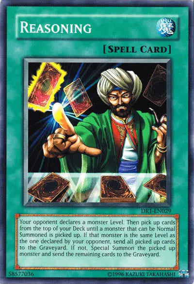 Reasoning [DR1-EN029] Common - Doe's Cards