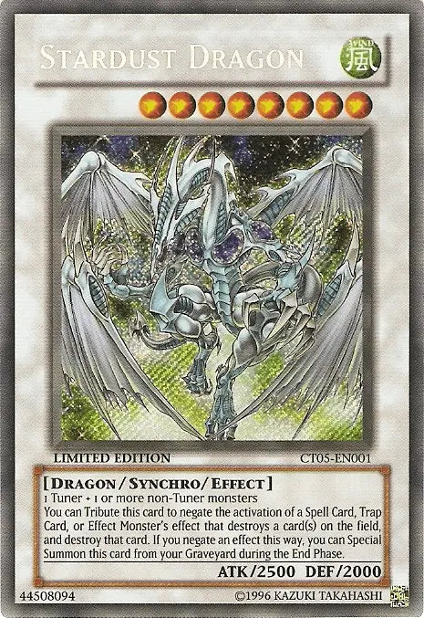 Stardust Dragon [CT05-EN001] Secret Rare - Doe's Cards