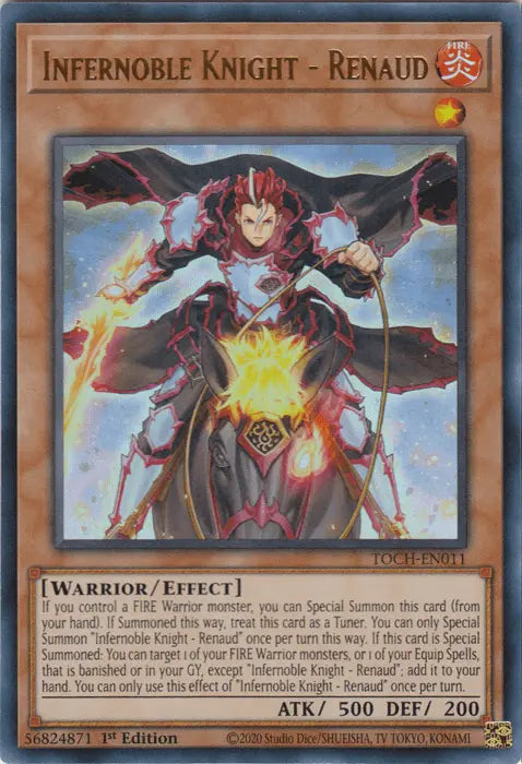 Infernoble Knight - Renaud [TOCH-EN011] Ultra Rare - Doe's Cards