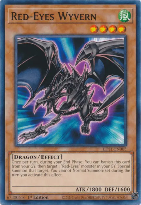 Red-Eyes Wyvern [LDS1-EN005] Common - Doe's Cards