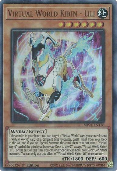 Virtual World Kirin - Lili [MP21-EN176] Ultra Rare - Doe's Cards