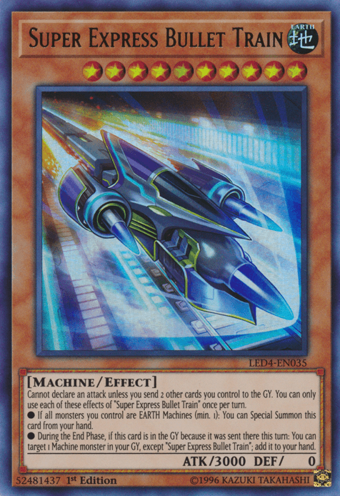 Super Express Bullet Train [LED4-EN035] Ultra Rare - Doe's Cards