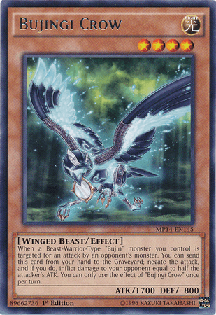 Bujingi Crow [MP14-EN145] Rare - Doe's Cards