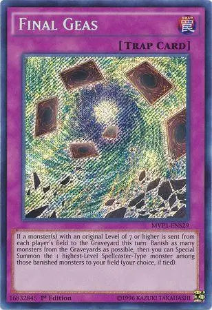Final Geas [MVP1-ENS29] Secret Rare - Doe's Cards