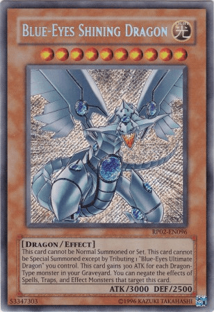 Blue-Eyes Shining Dragon [RP02-EN096] Secret Rare - Doe's Cards