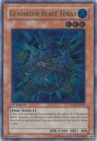 Gladiator Beast Torax [GLAS-EN081] Ultimate Rare - Doe's Cards