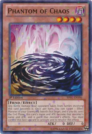 Phantom of Chaos [BP01-EN196] Starfoil Rare - Doe's Cards