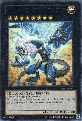 Thunder End Dragon (Blue) [DL16-EN012] Rare - Doe's Cards