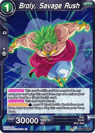 Broly, Savage Rush (BT11-147) [Vermilion Bloodline] - Doe's Cards