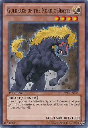 Guldfaxe of the Nordic Beasts [SP14-EN045] Starfoil Rare - Doe's Cards