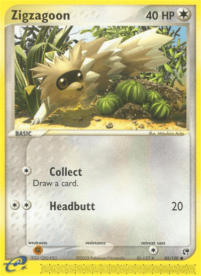 Zigzagoon (85/100) [EX: Sandstorm] - Doe's Cards