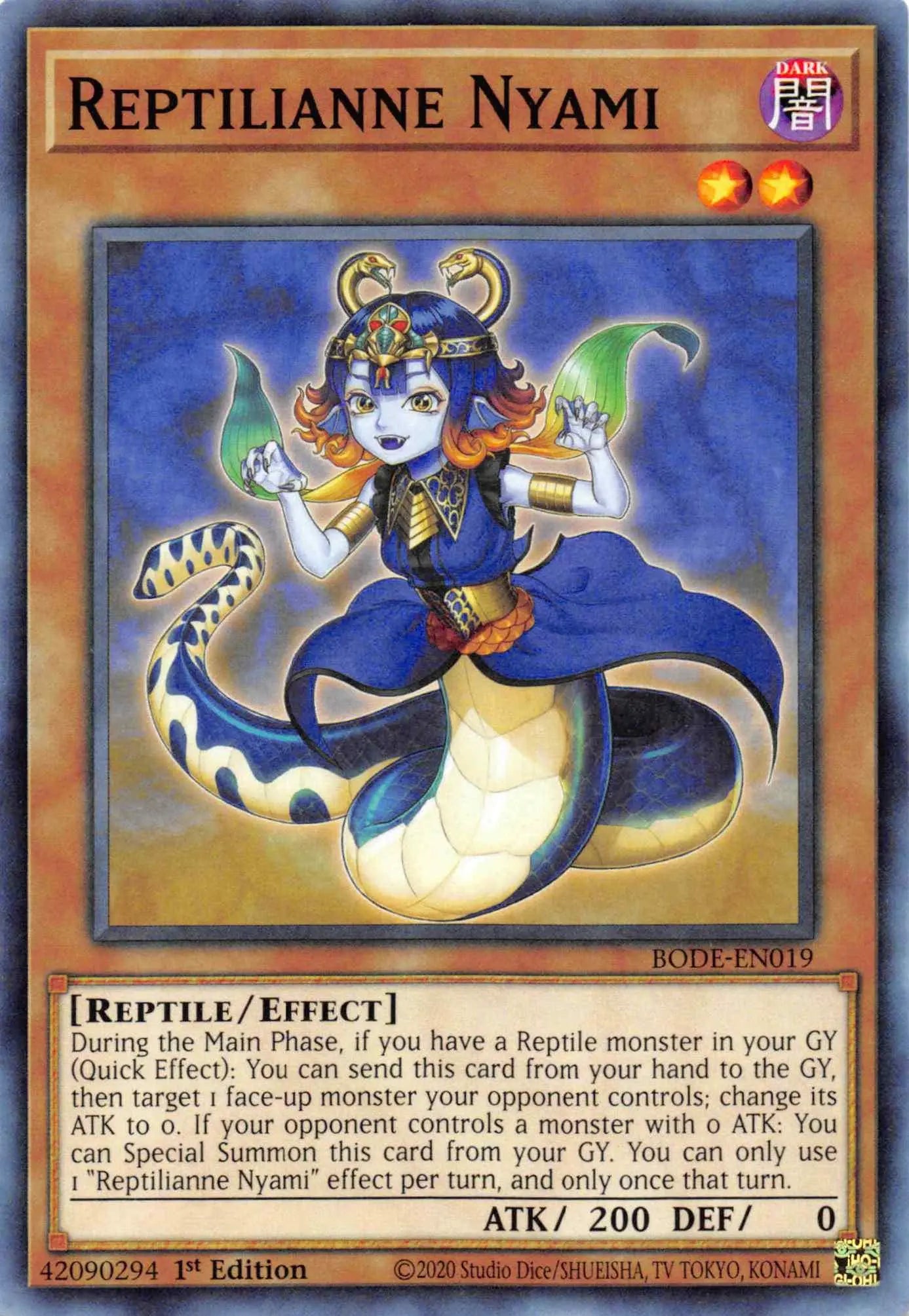 Reptilianne Nyami [BODE-EN019] Common - Doe's Cards