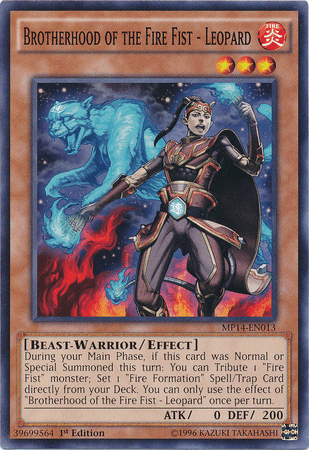 Brotherhood of the Fire Fist - Leopard [MP14-EN013] Common - Doe's Cards