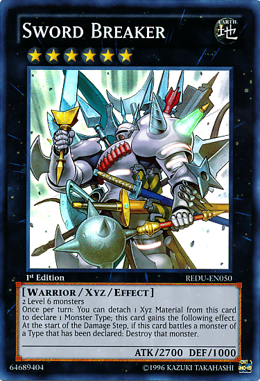 Sword Breaker [REDU-EN050] Super Rare - Doe's Cards