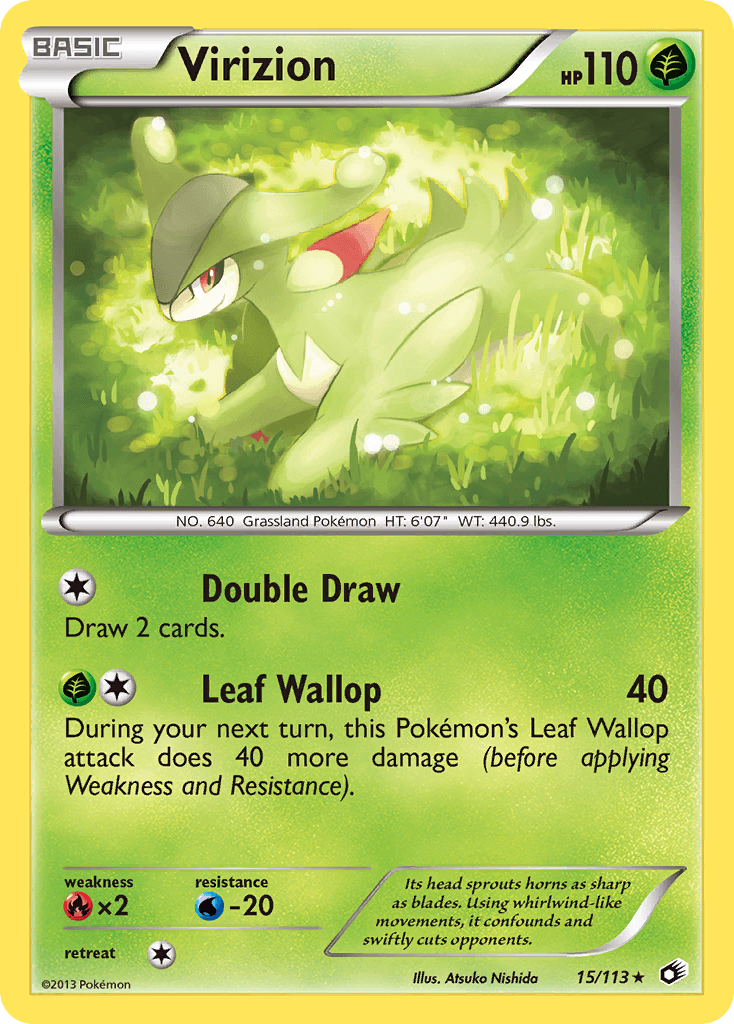 Virizion (15/113) [Black & White: Legendary Treasures] - Doe's Cards