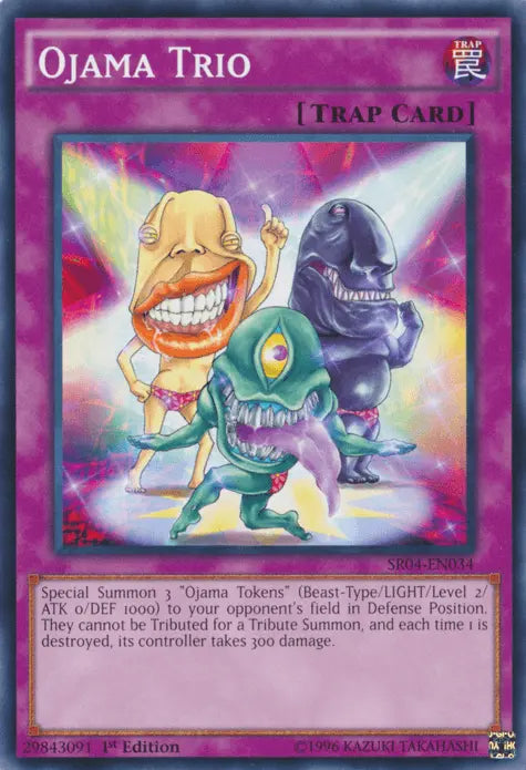 Ojama Trio [SR04-EN034] Common - Doe's Cards