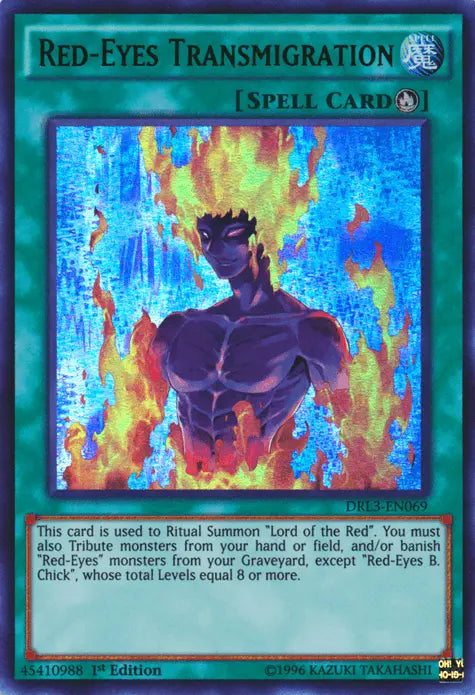Red-Eyes Transmigration [DRL3-EN069] Ultra Rare - Doe's Cards
